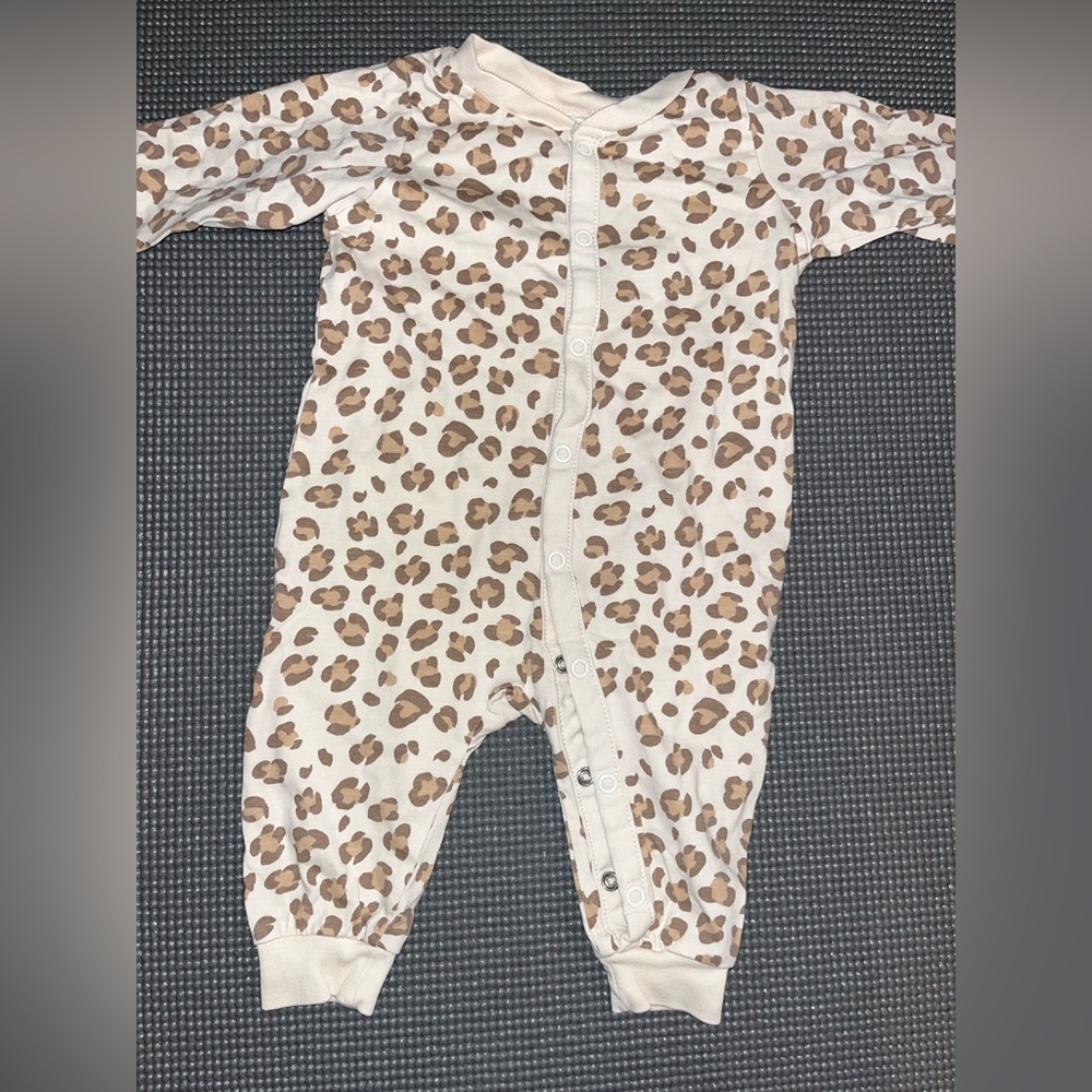 H&M Leopard Onesie 3 months